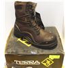 Image 1 : TERA EXILE SIZE 14 INSULATED LEATHER WORK BOOTS