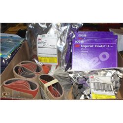 FLAT OF ABRASIVE SANDING & FINISHING DISCS/BELTS