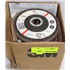 Image 1 : LOT OF 10 3M 747D FLAP DISCS 80 GRADE 5"X7/8"