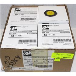 200 3M ROLOC ABRASIVE OCTAGON DISCS 2" 80 GRIT