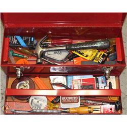 #1-TOOL BOX  WITH CONTENTS
