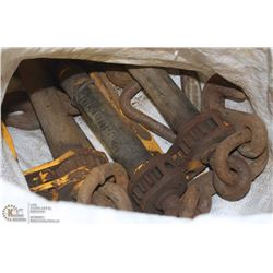 #48-4 HEAVY DUTY TRUCKERS TIE DOWNS (METAL PIECES)