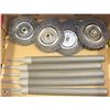 Image 1 : FLAT OF NEW FILES AND NEW STEEL WIRE WHEELS
