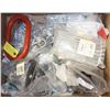Image 1 : FLAT OF ASST FASTNERS, HOOKS, AND SPACERS