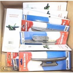 LOT OF 11- 5" NYLON DOCK CLEATS