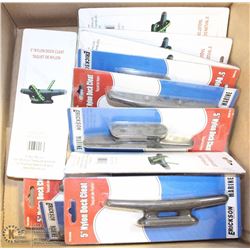 LOT OF 11- 5" NYLON DOCK CLEATS