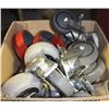 Image 1 : FLAT OF ASST SIZED CASTORS