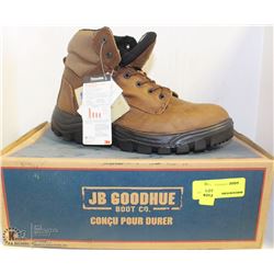 JB GOODHUE SIZE 8.5 INSULATED LEATHER WORK SHOES