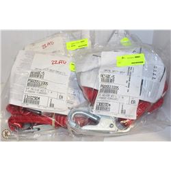 LOT OF 4 CAPITAL SAFETY ELASTIC FALL PROTECTION