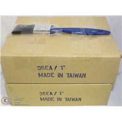 LOT OF 72 NEW  1" PAINT BRUSHES