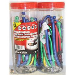 24 ASST BUNGEE CORDS