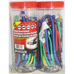 24 ASST BUNGEE CORDS