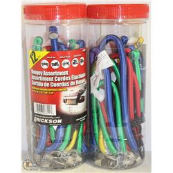 24 ASST BUNGEE CORDS