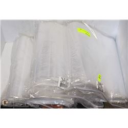BOX OF 500 SEALABLE POLY BAGS 12X15