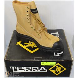 TERRA SIZE 11 INSULATED HIGH TOP LEATHER WORK BOOT