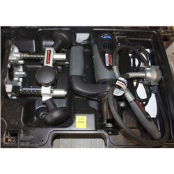 #7-DREMEL ROUTER WITH EXTENSIONS  TOOL KIT IN CASE