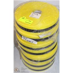 7 ROLLS OF 2" WOVEN NYLON ZONING TAPE