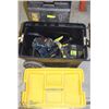 Image 1 : STANLEY TOTE WITH NUMEROUS CORDLESS TOOLS