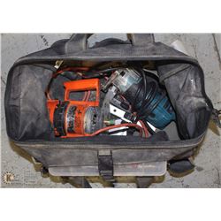 KUNY'S BAG W/ MAKITA + BLACK & DECKER ROUTERS