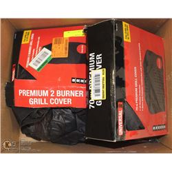 LOT OF 4 ASST GRILL/BBQ COVERS