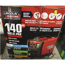 NEW LINCOLN ELECTRIC 140HD WELD PACK