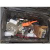 Image 1 : #42-LOCKABLE CARPENTRY /TOOL BOX WITH ASSORTED