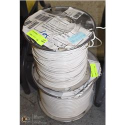 2 SPOOLS OF ELECTRICAL COPPER WIRE