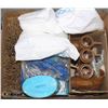 Image 1 : FLAT W/ ASST COMMERCIAL CLEANING PRODUCTS & VALVES