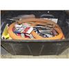 Image 1 : TOTE OF DRY WALL AND MUDDING TOOLS