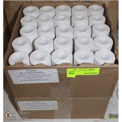 2 CASES OF CASHIER TILL ROLLS