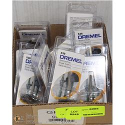 LOT OF 9 DREMEL 538 ABRASIVE BRUSH