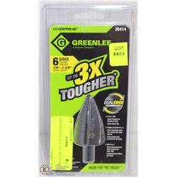 GREENLEE 6 STAGE QUICKSTEP BIT