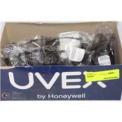 6 PAIRS OF UVEX TINTED SAFETY GLASSES