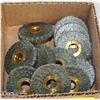 Image 1 : LOT OF 12 STEEL WIRE 2" DISCS