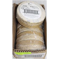 LOT OF 250- 3M SANDING PADS 5"