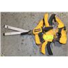 Image 1 : LOT OF 3 DEWALT EASY CLAMPS