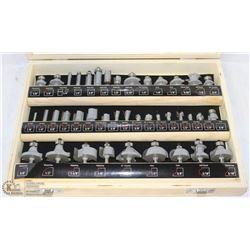 COMPLETE 40-PIECE ROUTER BIT SET