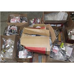 PALLET OF HYDRAULIC/PNEUMATIC PARTS + MORE