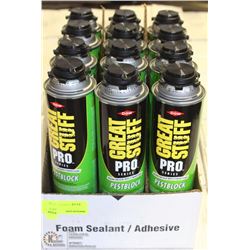 CASE OF DOW GREAT STUFF INSL. FOAM INSECTICIDE