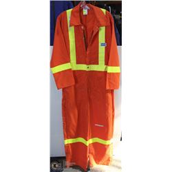 NORTH HI-VIS WORK COVERALLS SIZE: 38