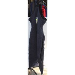 PUT-IT-ON INSULATED WINTER OVERALLS SIZE: LARGE