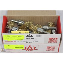 2 BOXES OF JAZ 3/4" CRIMPED END STEEL WIRE BRUSH