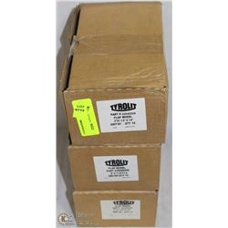 3 BOXES OF TYROLIT 2"X1.5"X1/4" GRIT 80 FLAP DISCS