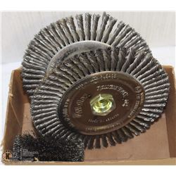 3 STAINLESS STEEL WIRE WHEELS