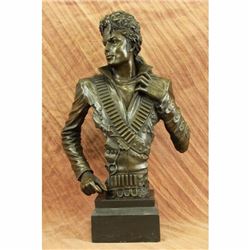 Hot Cast Michael Jackson Singer Bronze Sculpture