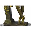 Image 2 : Handcrafted Large Gold Patina Flying Mercury Bronze Sculpture Figurine