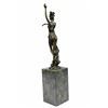 Image 8 : Decorative bronze sculpture on marble base