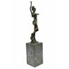 Image 9 : Decorative bronze sculpture on marble base