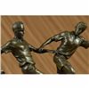 Image 2 : Two Soccer Player FIFA Bronze Sculpture