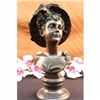 Image 1 : Bust Bronze on Marble Base Sculpture